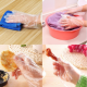 100Pcs Plastic Gloves Disposable Medical Waterproof Clear Protective Hand Glove for Cooking Cleaning Food Preparation