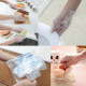 100Pcs Plastic Gloves Disposable Medical Waterproof Clear Protective Hand Glove for Cooking Cleaning Food Preparation