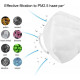 1/5/10/20 Pcs Face MASk Filters Anti Pollution Anti Face Cup KN95 with Active Carbon Fold Flat 