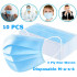 10 pieces Disposable Face masK 3 Ply Polyester with Ear Loop 100%